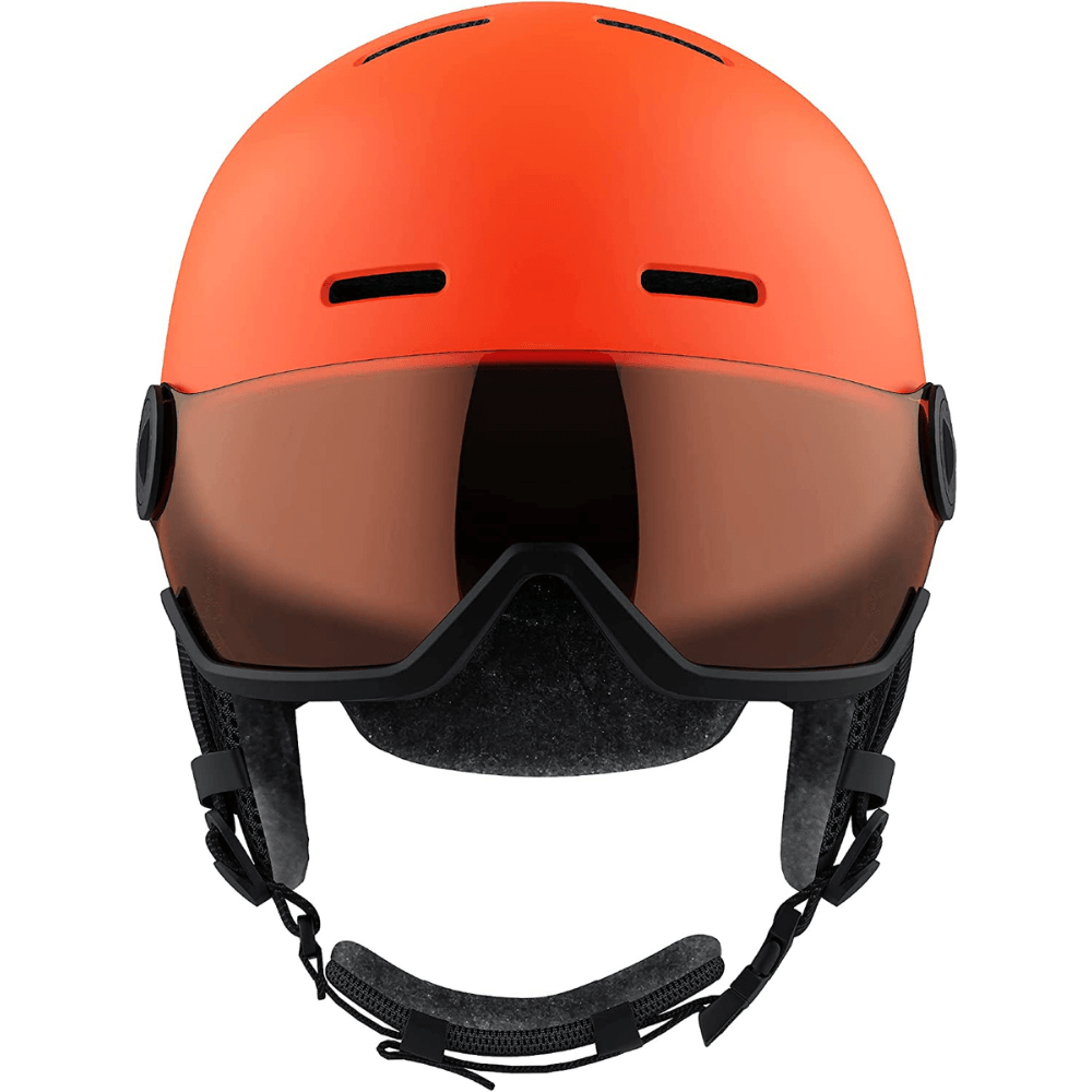 ski helmet with visor