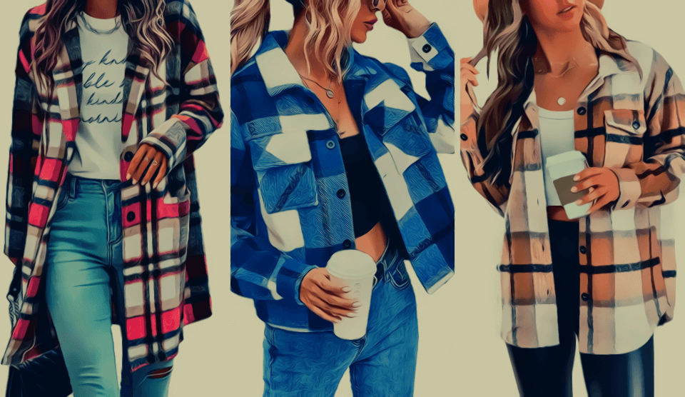 "8 Womens Plaid Shackets To Spice Up Your Winter Wardrobe: Get Ready for Cozy Comfort!"