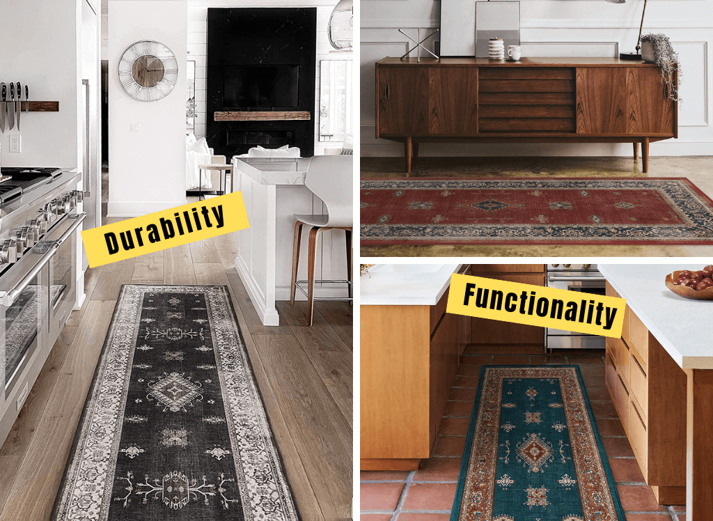 Say Goodbye to Stains and Hello to Style: Upgrade Your Kitchen with Ruggable's Washable Runner Rug!